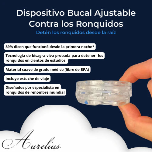 Aurelius™ Protector bucal antirronquido